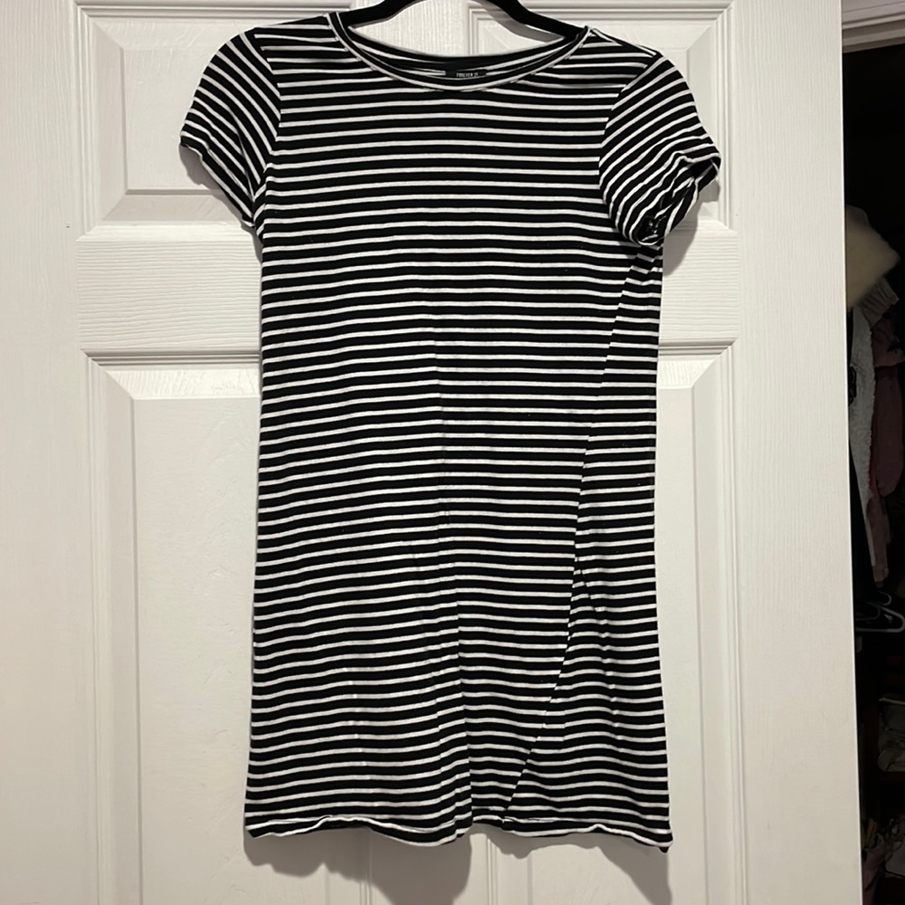 Striped tee dress